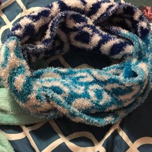 Infinity Scarf and matching toboggan.